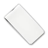 Silver-plated & Rhodium Polished Rectangle Money Clip