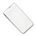 Apparel : Silver-plated & Rhodium Polished Rectangle Money Clip