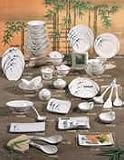 Thunder Group Inc Blue Bamboo Sashimi Platter-8-1/2inx4-3/4in