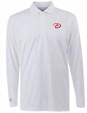 Arizona Diamondbacks Long Sleeve Polo Shirt (White) - XX-Large