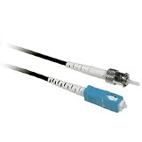 Cables to Go - Patch cable - ST single mode (M) - SC single mode (M) - 10 ft - fiber optic - 9 / 125 micron - black