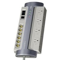 Ac Protector That Also Protects 2UNIV Coax Cans 1PH Line Splitter