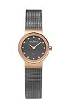 Skagen Charcoal & Rose-gold Steel Women's watch #358XSRM