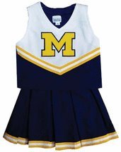 Michigan Wolverines Cheerdreamer Young Girls Cheerleader Uniform