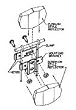REFLECTOR WALD BRACKET FOR WIRE BASKETS
