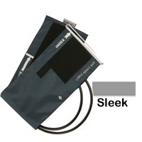 HealthPersonalCare: Large Adult D Ring Double Tube MDF Latex Free Blood Pressure Cuff, Sleek   1 Ea