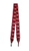 Foot Galaxy 45" Red Stripe with Skull Printed Shoe Laces