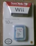 Childrens Toyshop  Third Party New : Sandisk 1 gb Official Nintendo Wii memory card in retail packaging