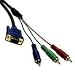 Cables To Go 29642 Ultima HD15 to RCA HDTV Component Video Breakout Cable (12 Feet, C...