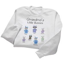 Personalized Easter Gifts - Little Bunnies Icon Sweatshirt