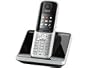Gigaset SX810 ISDN Schnurlostelefon (4,57 cm (1.8 Zoll) grafisches TFT-Farbdisplay, Freisprechfunktion, Bluetooth Headset Anschluss) stahlgrau