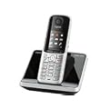 Gigaset SX810 ISDN Schnurlostelefon (4,57 cm (1.8 Zoll) grafisches TFT-Farbdisplay, Freisprechfunktion, Bluetooth Headset Anschluss) stahlgrau