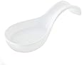 Fox Run Stoneware Spoon Rest, White