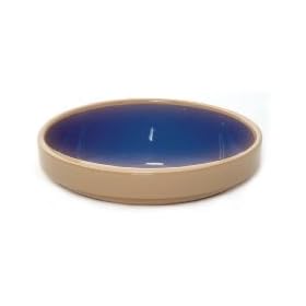 Cat Drinking Saucer Blue Cane 130mm