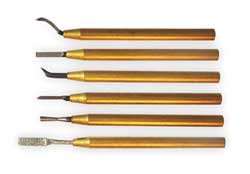 Westward 2NXF7 Deburring Tool Set