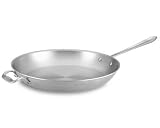 All-Clad Brushed Stainless Steel Professional Nonstick Stir-Fry Pan, 14, from... by Williams-Sonoma