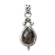 .925 Silver & Smoky Topaz Pendant
