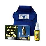 Show-Me Animal Products VSI - 1021 - WP Natural Active Dog First Aid Bag Kit Blue Denier