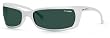 Arnette AN 4007-08 White SLIDE Sunglasses with Grey Green Lenses