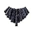 BLUE GOLDSTONE Gemstone Fan - Bib - 13 piece Dagger Collar