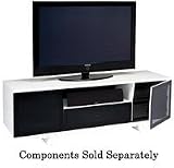 BDI Marina Series White TV Stand