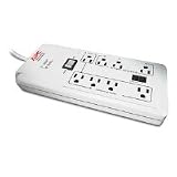 APC P8GT 8 Outlets 120V Power-Saving Home/Office SurgeArrest with Phone Protection