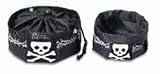 Sierra Dog Supply Black TRAVEL BOWL with Skulls at THE REGAL DOG - Large