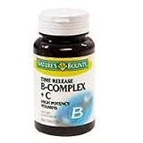 Nature's Bounty B-Complex with Folic Acid plus Vitamin C, Tablets 100 ea