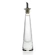 Etched Slender Oilive Oil or Vinegar Cruet with Spout
