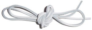 Replacement Leather 120cm Laces + Needle - White