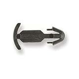 Push Lock Fastener, 10MM, Plastic, 24 Pack