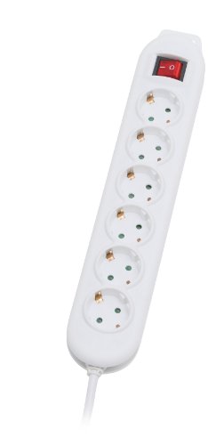Vivanco EKS 6W180 Komfort Line 6fach Steckdosenleiste mit 1,4m Zuleitung, entgegengesetzt  Preisvergleich