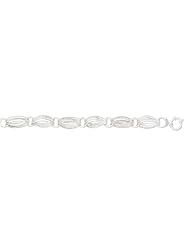 Sterling Silver Italian Fancy Bracelets Extra Long 8.25 AWSS-46-018825