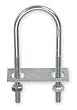 Battalion 1RCN9 Round U bolts, 1 3/8 Lx4 Hx1/4 In W