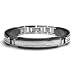 Gordon's Jewelers Edward Mirell Men's Black Titanium and Sterling Silver Bracelet