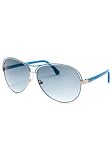 Santa Monica Aviator Sunglasses: Light Gold-Light Blue-Turquiose-Blue/Blue Gradient Santa Monica Aviator Sunglasses: Light Gold-Light Blue-Turquiose-Blue/Blue Gradient