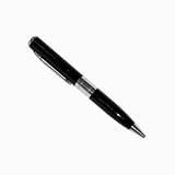 4GBメモリ内蔵_ペン型ビデオカメラ_ボイスレコーダー_シルバー（録画、防犯、証拠撮影）