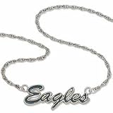 Philadelphia Eagles Eagles Enameled Sterling Silver Script Necklace