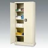 Alera 86630 Space Mizer Storage Cabinet, 30w x 15d x 66h, Putty