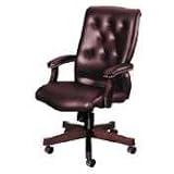 6540 Series Executive High Back Swivel Chair with Burgundy Fabric (HON6541NAB62)