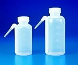 WASH BOTTLES, UNITARY, LDPE, GRADUATED, 500 ML, 12/PK