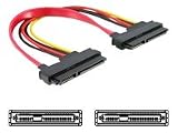 Zoom Produkt-Bild: DELOCK Kabel SATA 22pin>22pin Bu/Bu 20cm