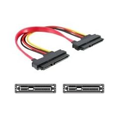 DELOCK Kabel SATA 22pin>22pin Bu/Bu 20cm