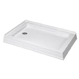 DreamLine SHTR-1034481-00 QUAD Enclosure Tray, Left-hand drain, White