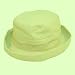 Ladies Linen Sun Hat with Shapeable Turn Up Brim Lemon Ref: A102