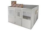 Modular Partition Storage Roof For Four Wall 20' X 20'