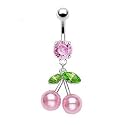 Bauchnabel-Piercing Schmuck Stecker Kirsche