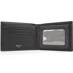 Bosca Nappa Vitello Credit Wallet with Removable I.D. Passcase Bosca Nappa Vitello Credit Wallet with Removable I.D. Passcase