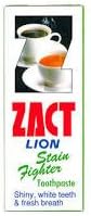 Zact Lion Stain Fighter Toothpaste Coffee and tea stain fighter ,160ml