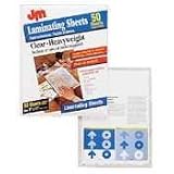 ESS43150 No Heat Laminating Film, 9x12, Clear